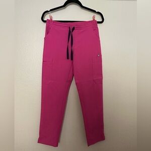 Figs XSP hot pink yola scrub pant